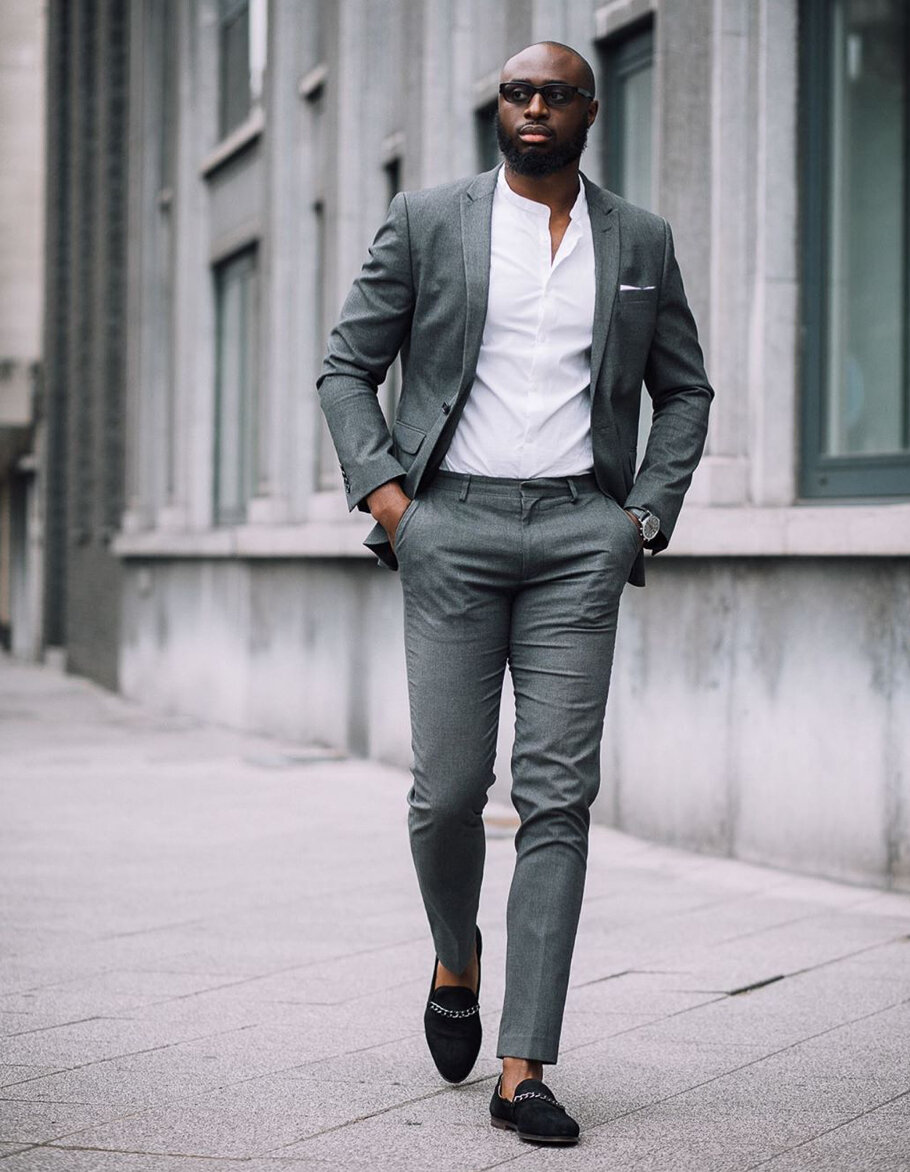 Man with blazer deals